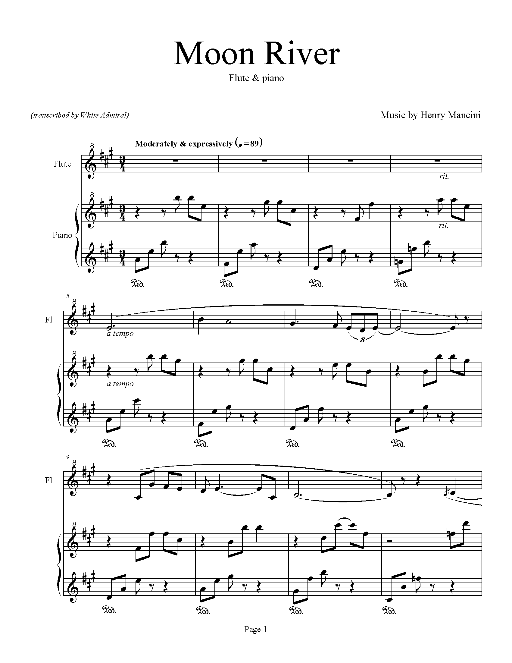 Moon River (Duet) | Piano Transcriptions